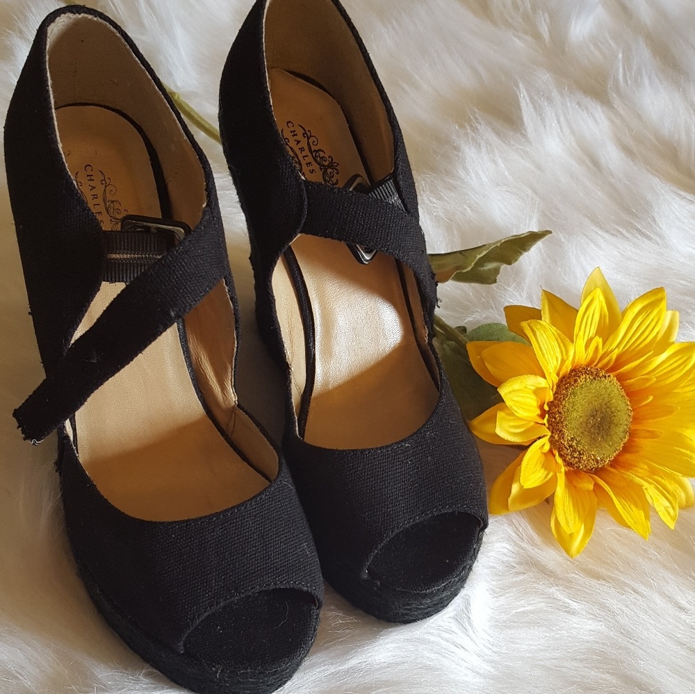 💥😍 Charles Albert Wedge Espadrille  sandals 💥🎀