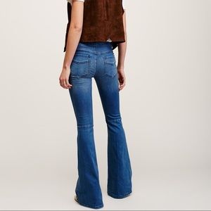 Free People Pull On Flare Jeans