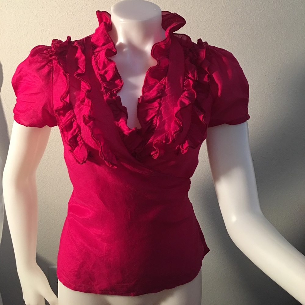 Gorgeous Forever 21 Wrap Around Blouse