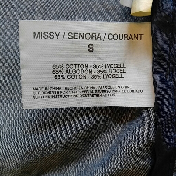 Nine West Chambray Jacket Small - Picture 6 of 8