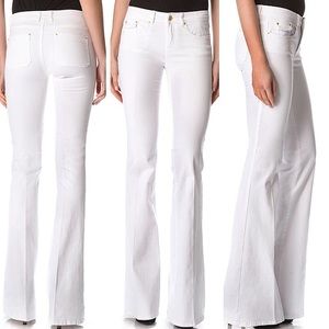 Rachel Zoe white Flare Jeans
