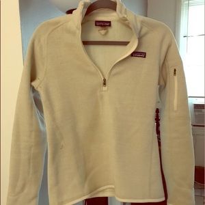 Ivory Patagonia 1/4 zip