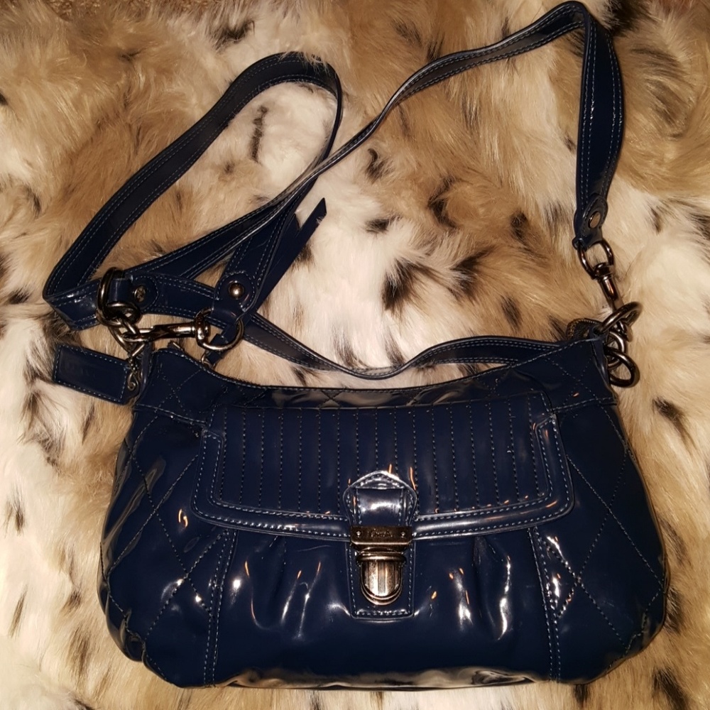 Quilted Coach Patent Leather Demi Body