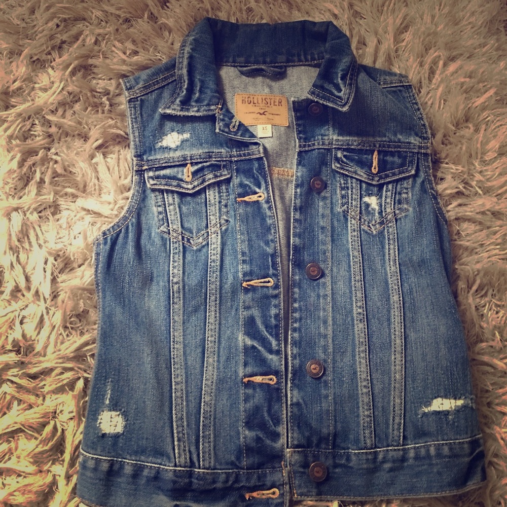 Hollister denim vest