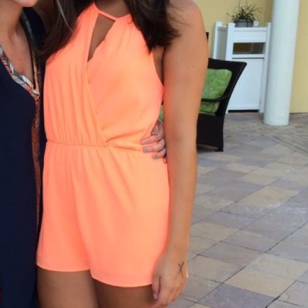 Orange romper