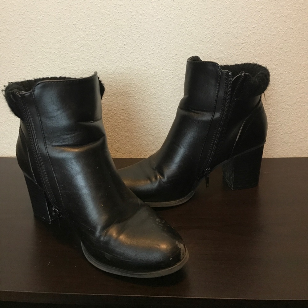 Black booties