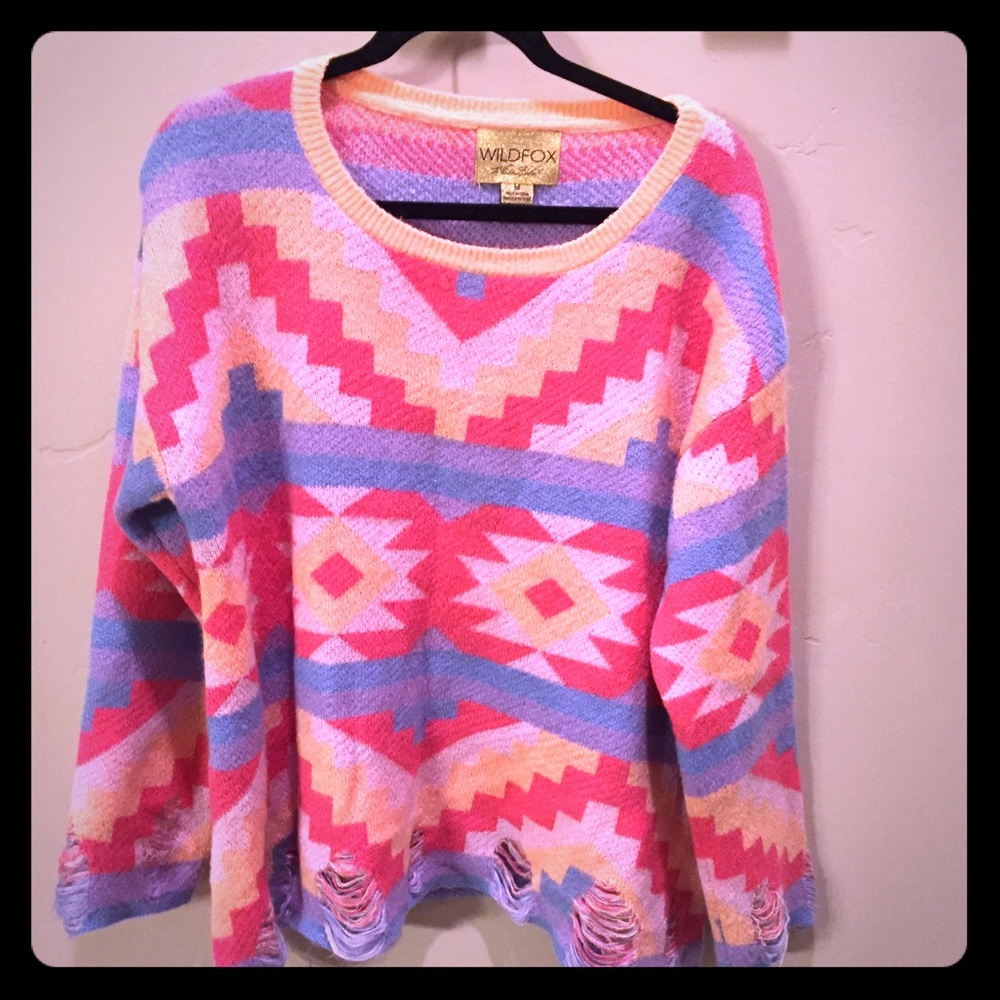Wildfox Aztec sweater