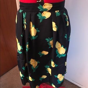 Eva Mendez for NY&Co Lemon Print Skirt