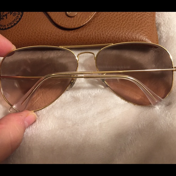 Rose gold Ray-Ban sunnies - Picture 4 of 5