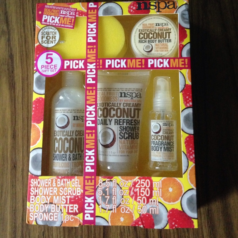 5 Piece Coconut Gift Set
