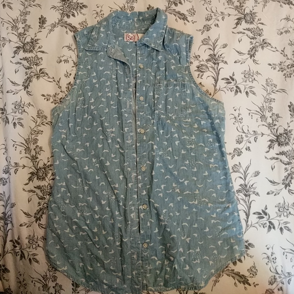 Denim vest