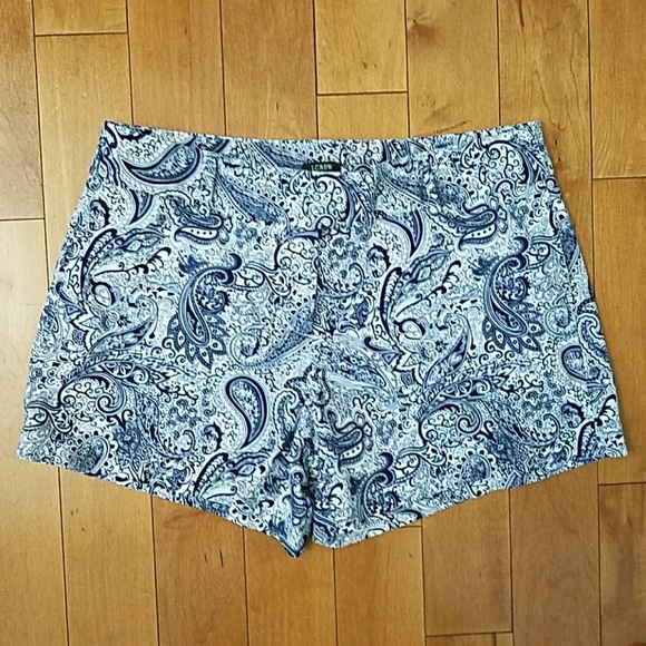 J. Crew Pants - J. Crew Paisley Print Shorts
