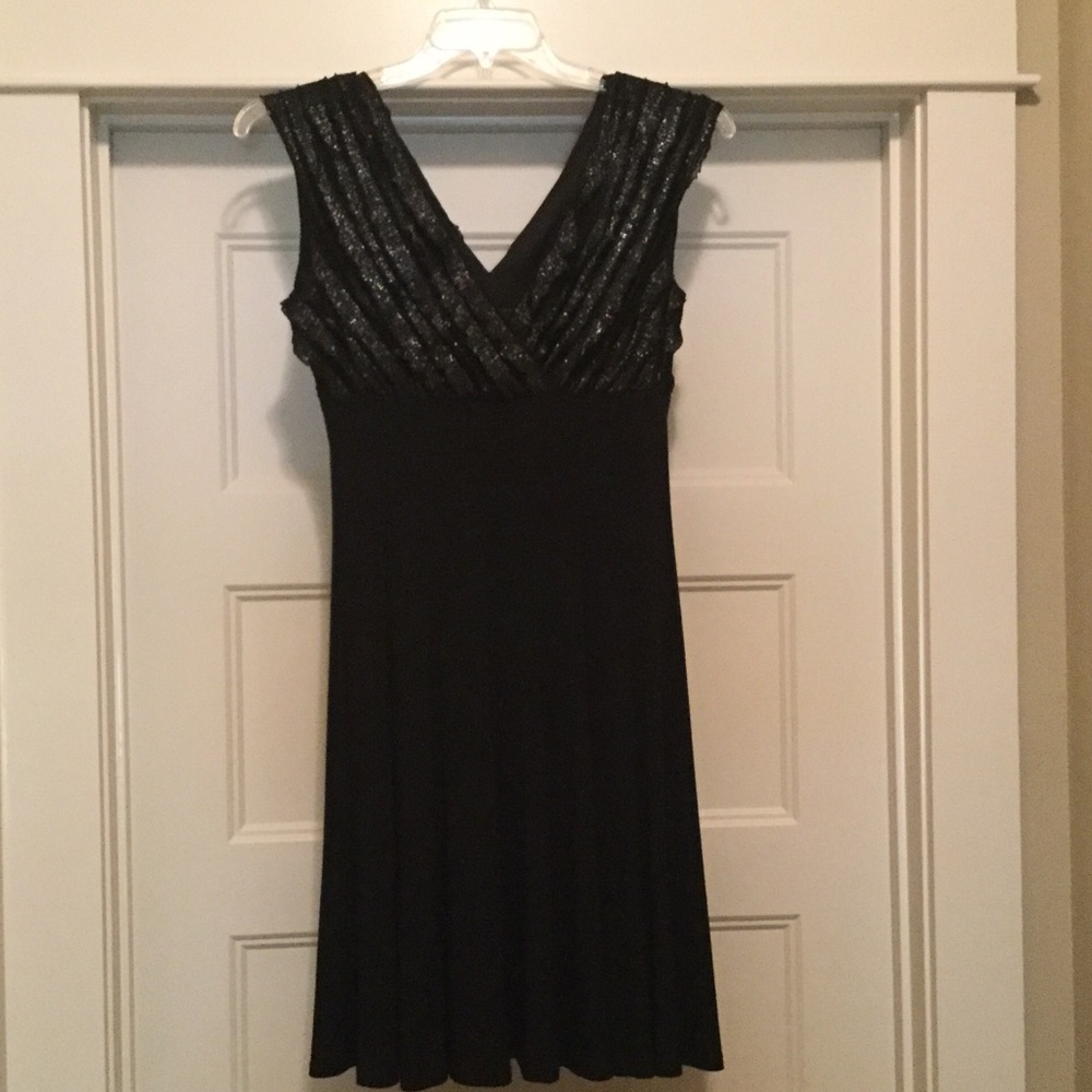 NWT Women's black dress by Connected apparel.