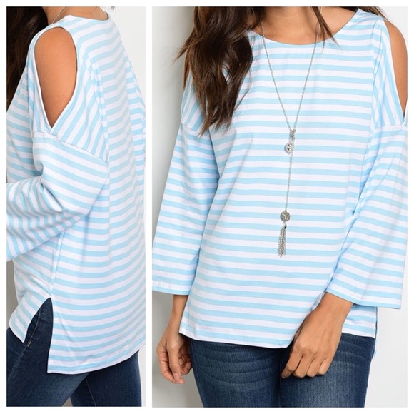 Cold Shoulder Top M,L - Picture 3 of 3