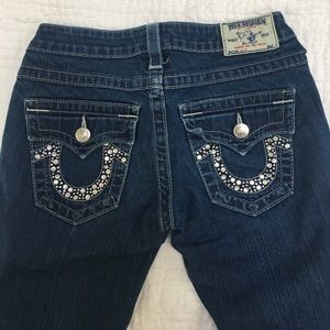 True Religion Rhinestone Skinny Jeans