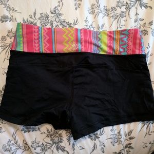 Spandex athletic shorts