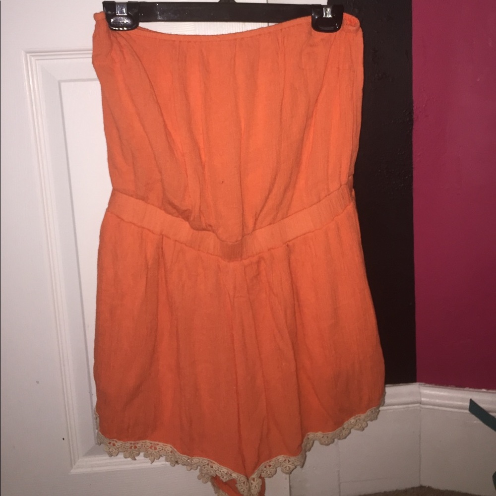 Comfy Orange Romper