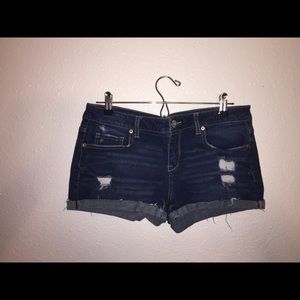 Aero distressed shorts