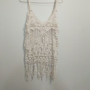 Woven tank top