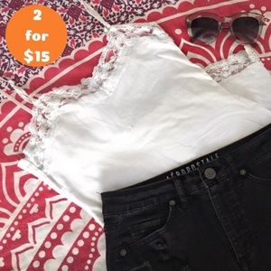 NWOT White Lace Cami