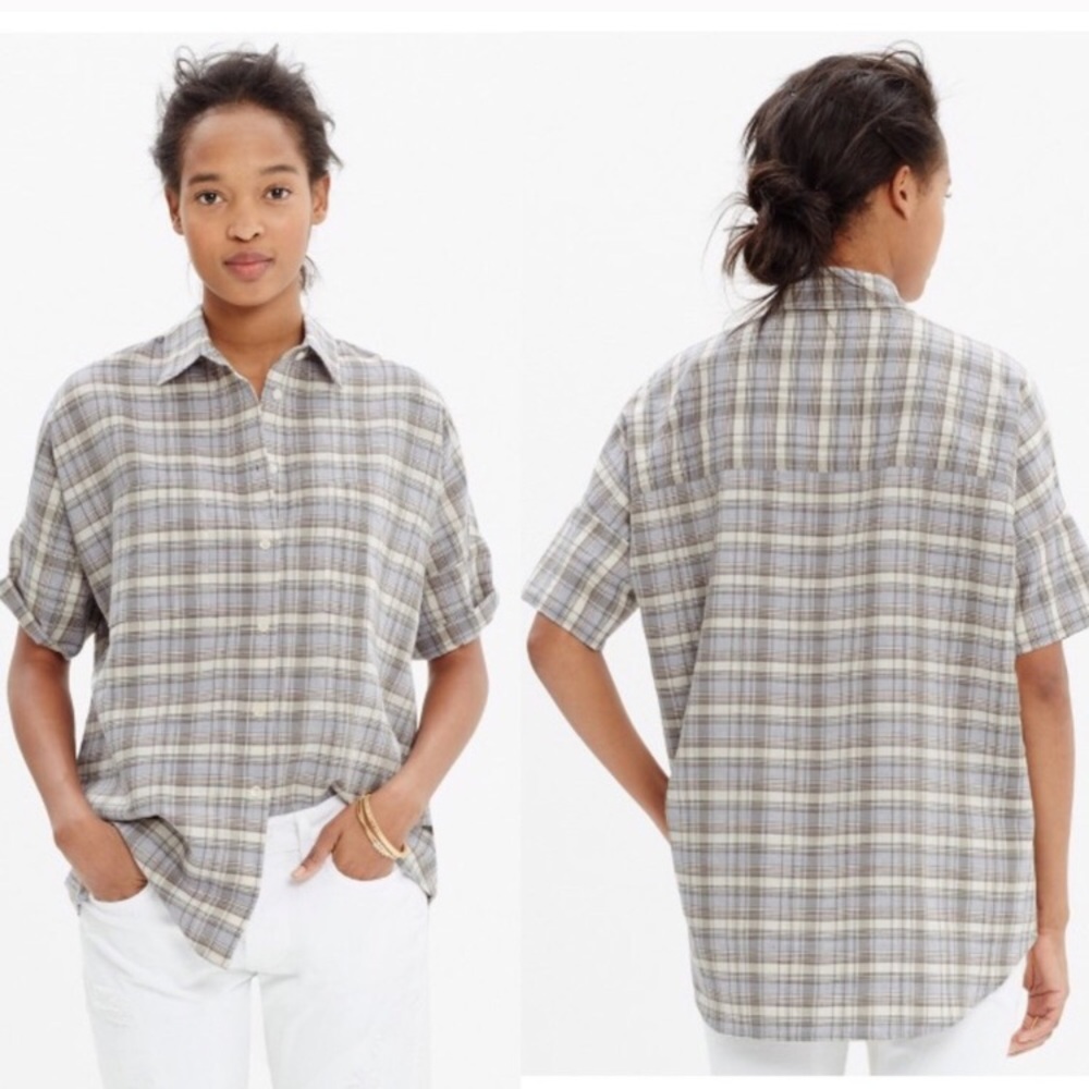 Madewell Medium Courier Shirt Short Sleeve Tee