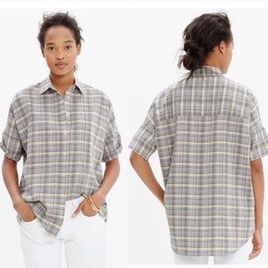 Madewell Medium Courier Shirt Short Sleeve Tee