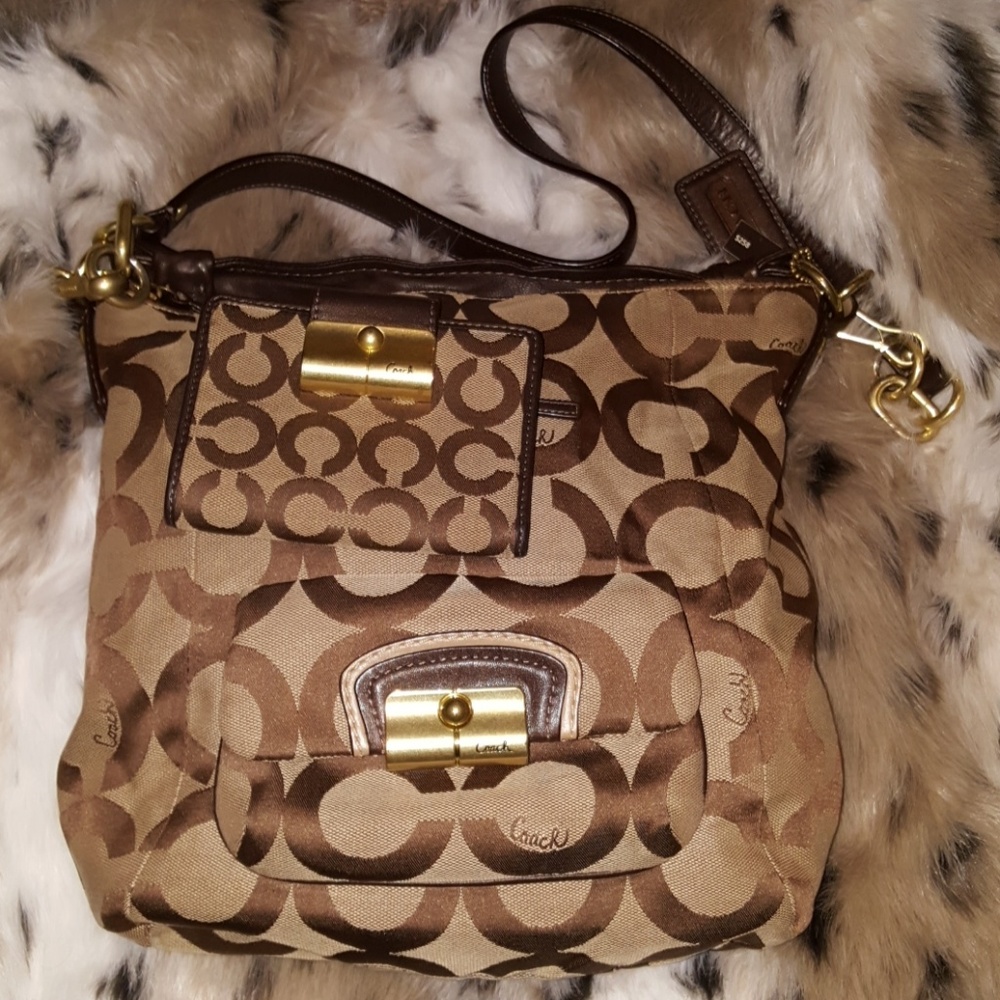 Coach Signature Crossbody with Matching Wallet