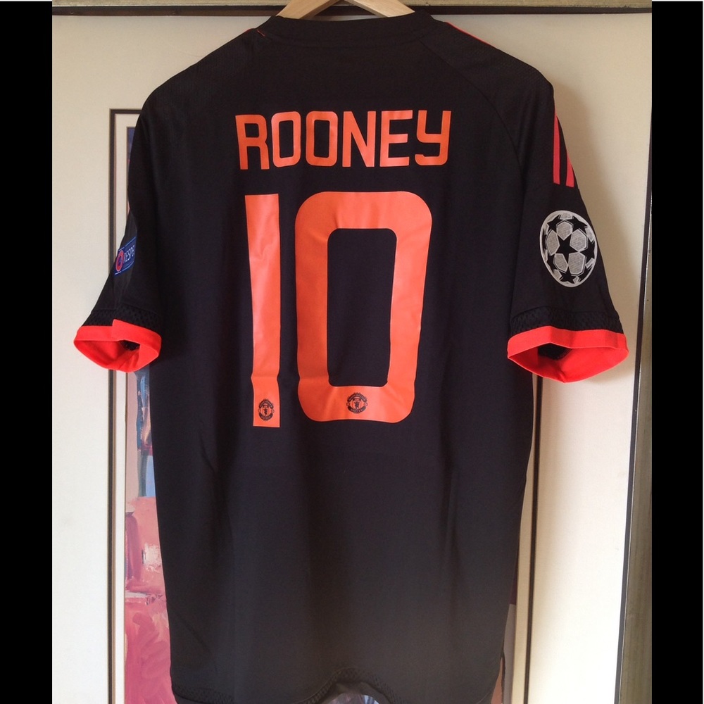 Rooney  Manchester UNITED CHAMPIONS LEAGUE patch