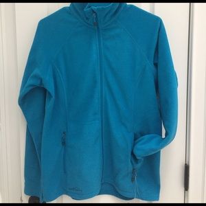 Women's micro fleece zip jacket.