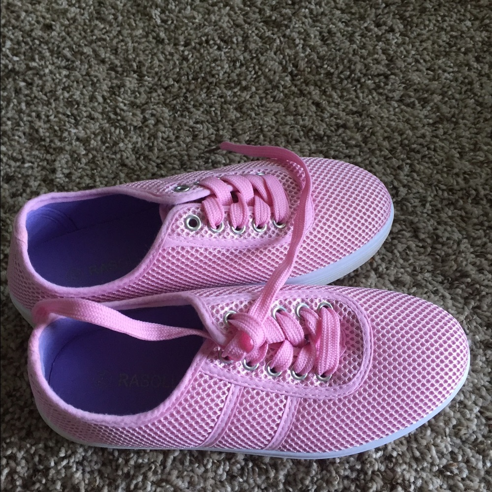 Pink sneakers. Brand new in box