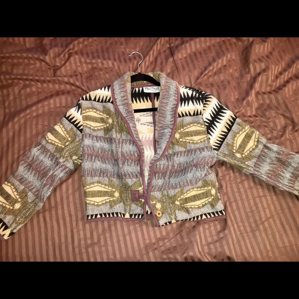 ✨Vintage Blazer Statement Print ✨