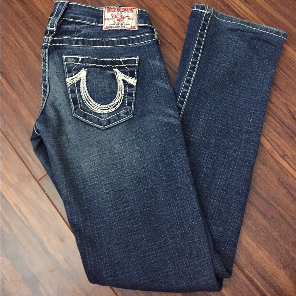 True religion straight leg jeans