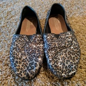 Cheetah Sequin Toms