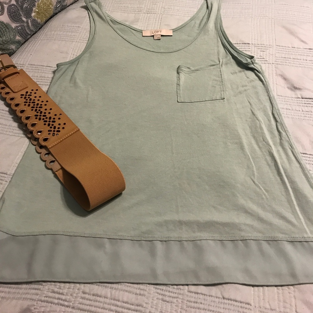 Loft mint tank top Sale! $5 item or 3 for $12!