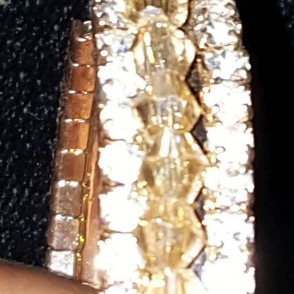 Gold earrings