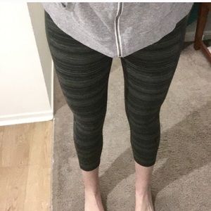 Lulu lemon army green leggings