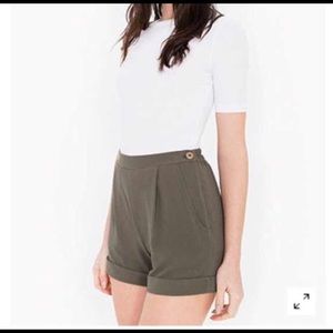 American Apparel crepe shorts