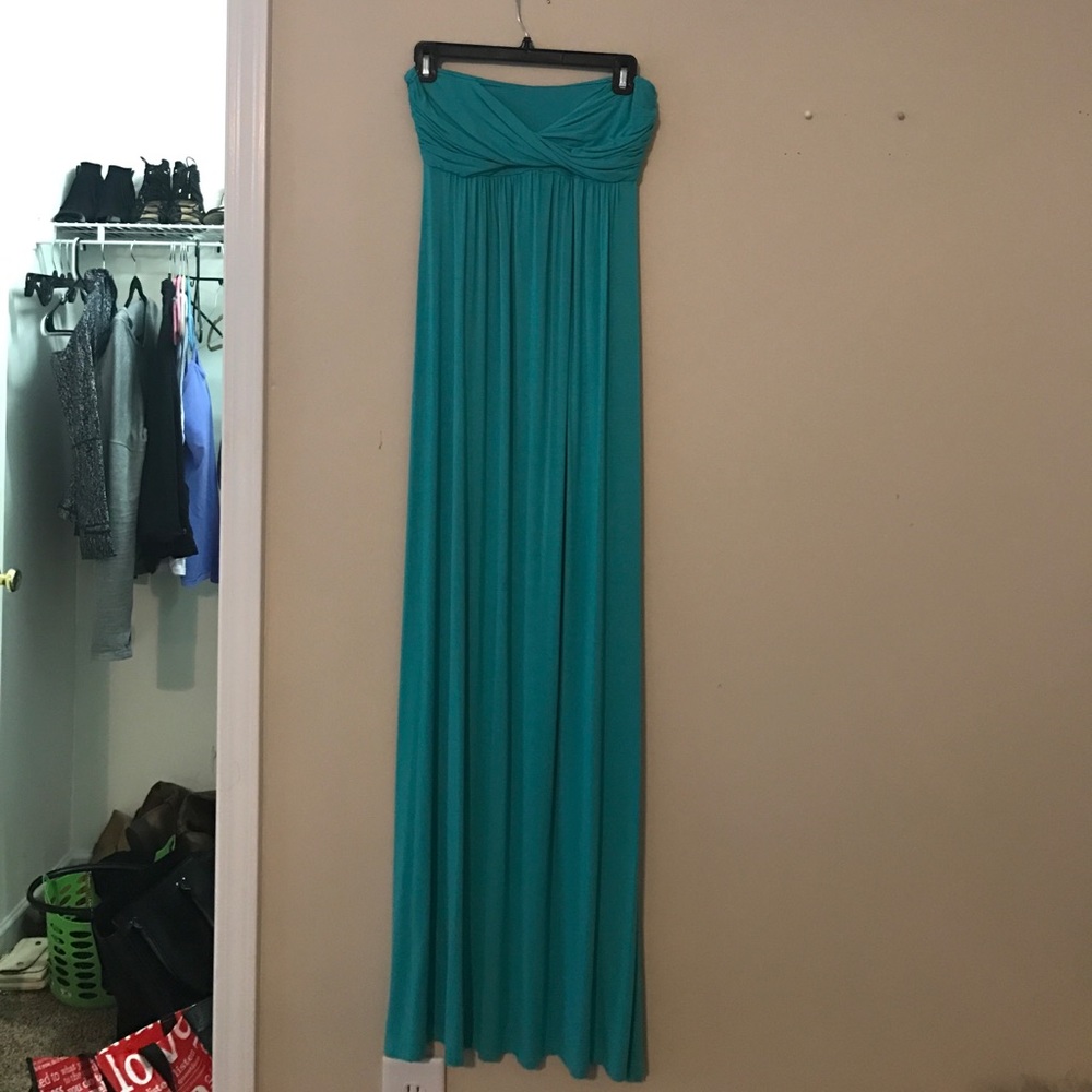 Blue maxi dress (dry-cleaned)
