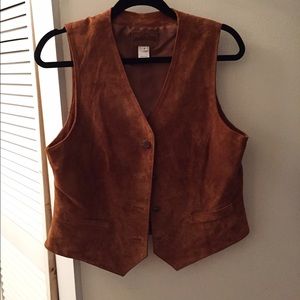 Pendleton Vintage Suede Vest