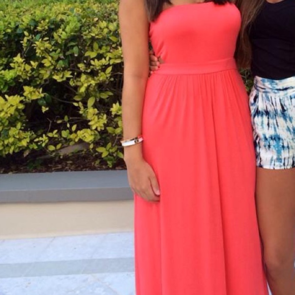 Orange maxi (dry cleaned)