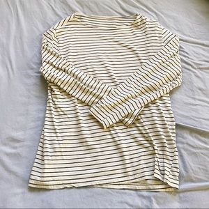 American Apparel Striped Boat Neck Tee