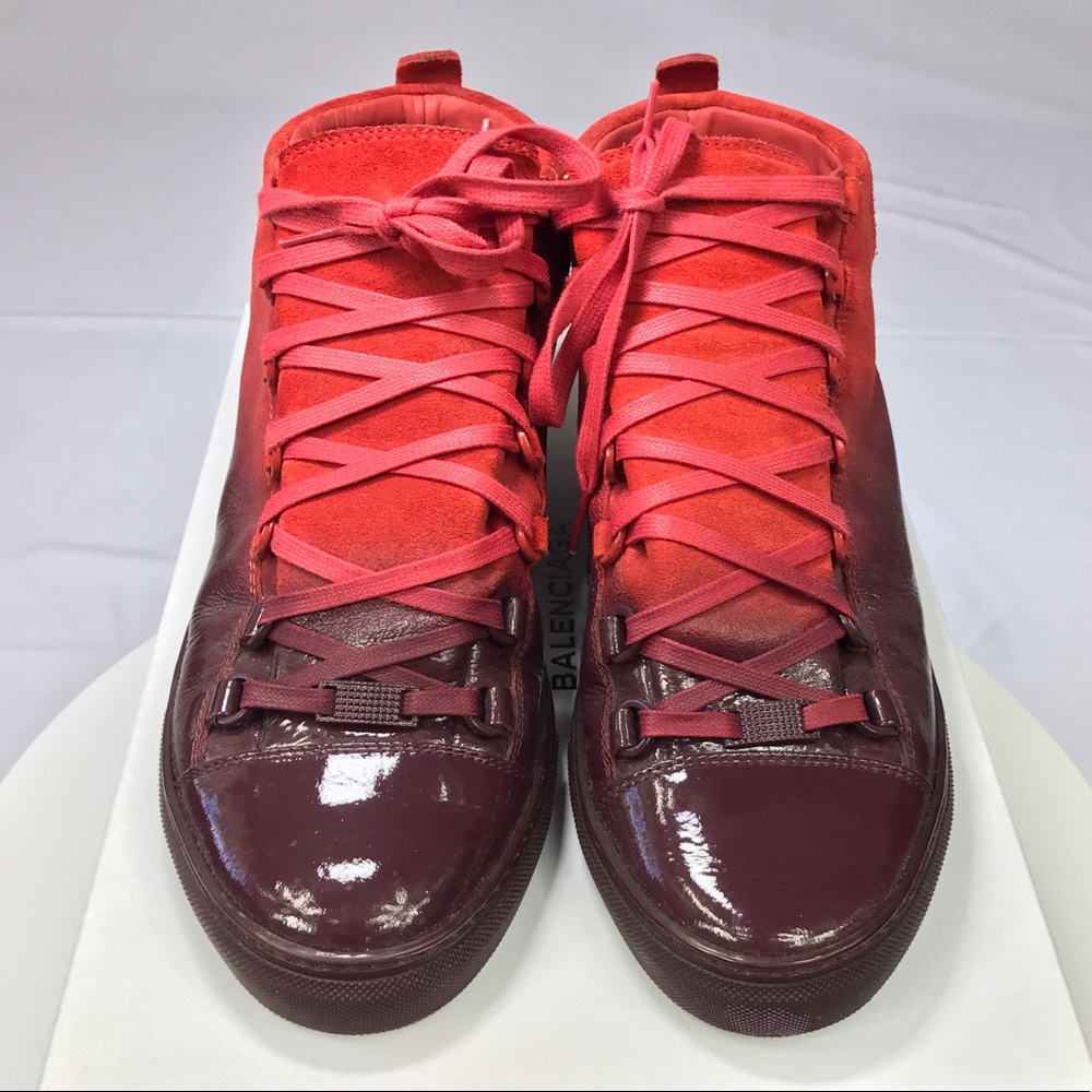 Balenciaga Arena Sneakers - Dipped Collection-Red
