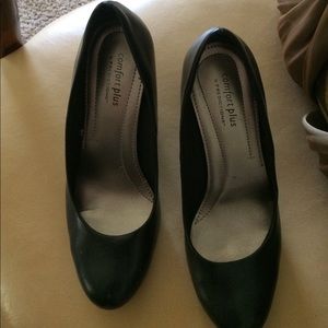 Comfort plus Payless matte black heels
