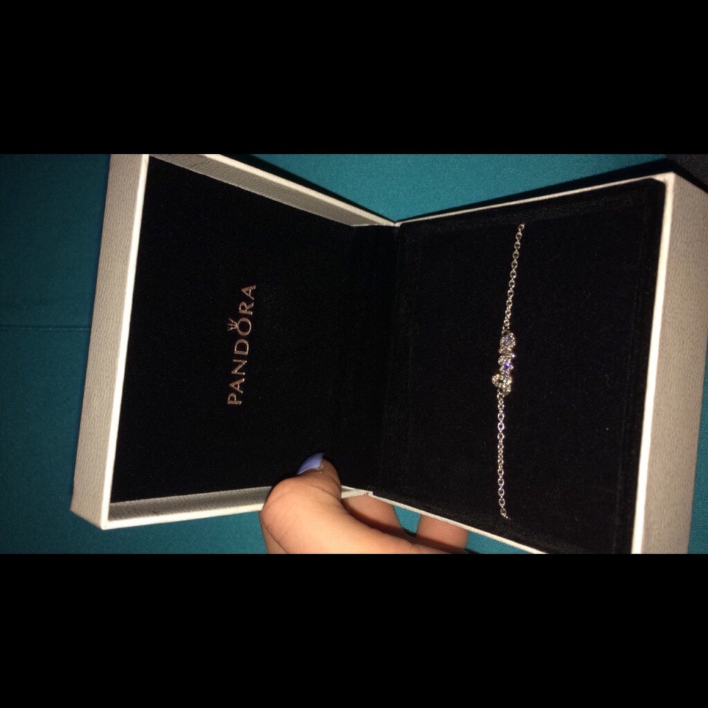 Pandora silver "love" bracelet