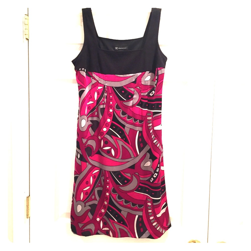 INC silk party dress