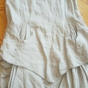 carina ricci linen dress