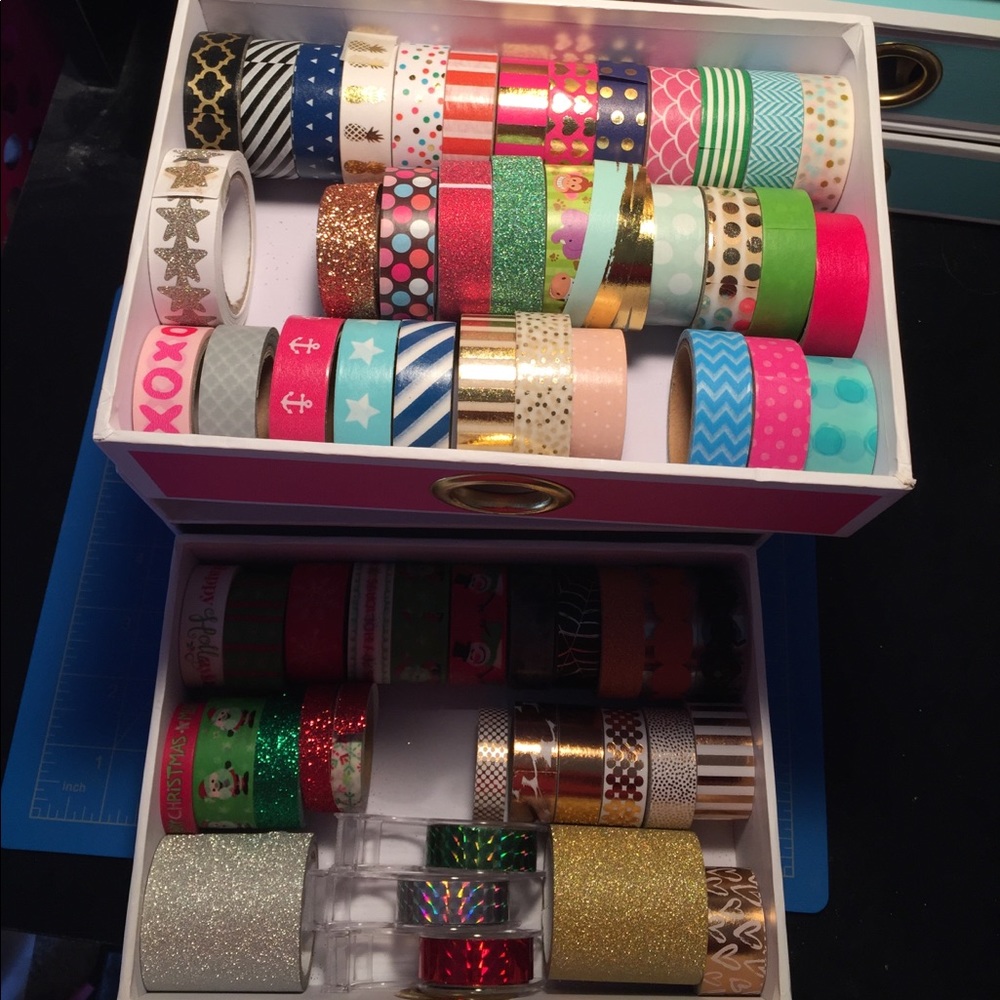 Washi Tape Haul (MASSIVE!) with storage box