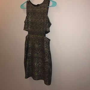 Fun sparkly cut out dress