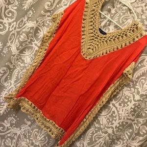 Bathing Suit Cover up // summer top.