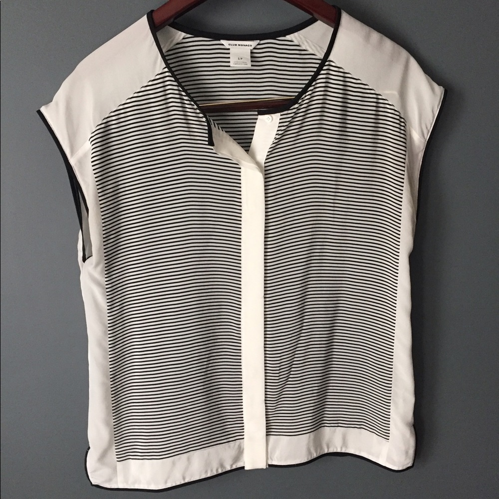 Club Monaco striped shirt